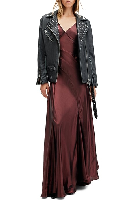 LILI MAXI DRESS METALLIC RED 6