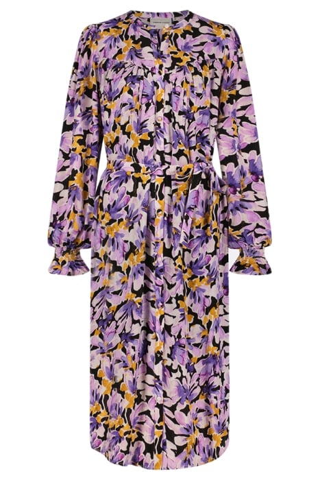 WILLOW DRESS COOKIE CARAMEL/GRAPE 3