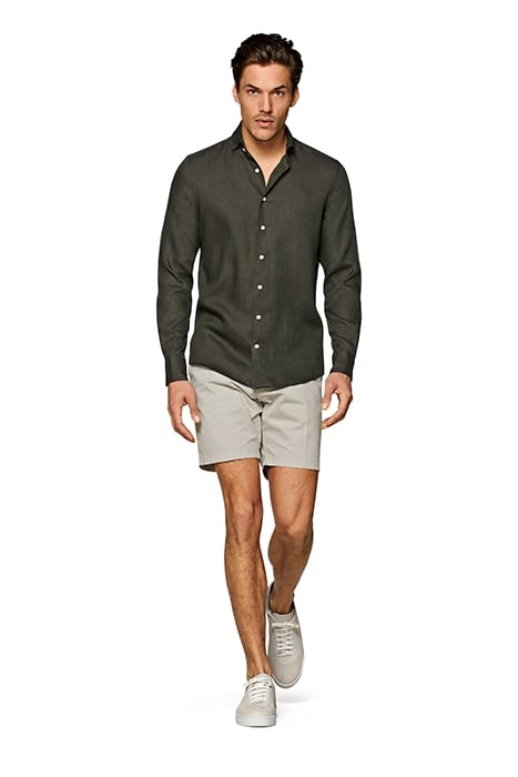 DARK GREEN SLIM FIT SHIRT 5