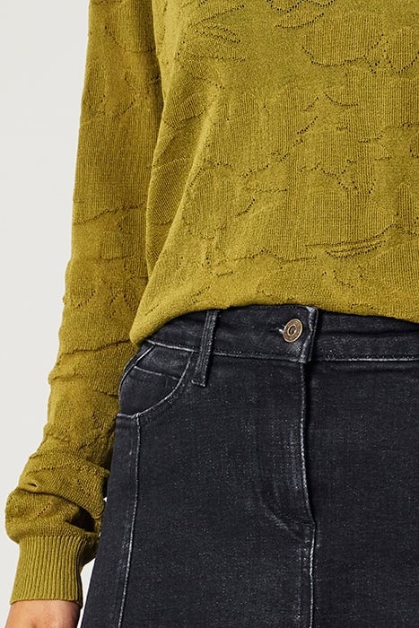 BLACK DENIM SKIRT TOTAL ECLIPSE WASHED 5