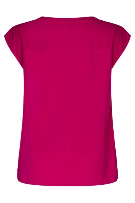 T-SHIRT CAP SLEEVES FESTIVAL FUCHSIA 6
