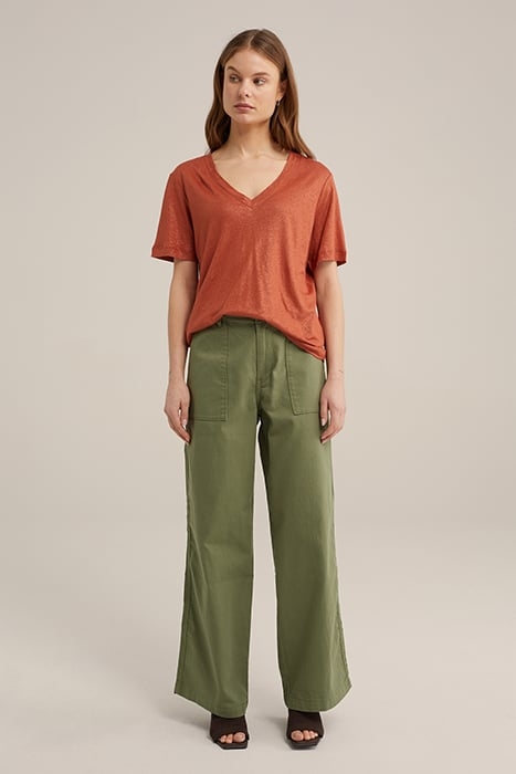 T-SHIRT RUST BROWN 3