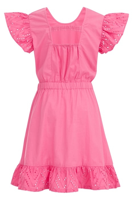 DRESS MID LENGTH BRIGHT PINK 4