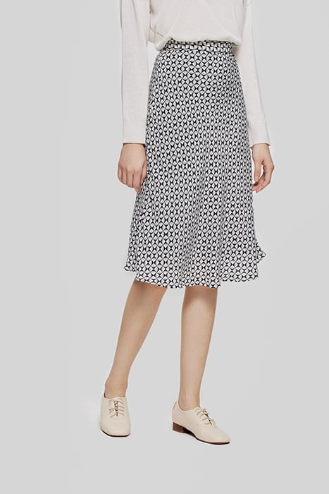 OFF-WHITE GEOMETRIC PRINT SKIRT 1