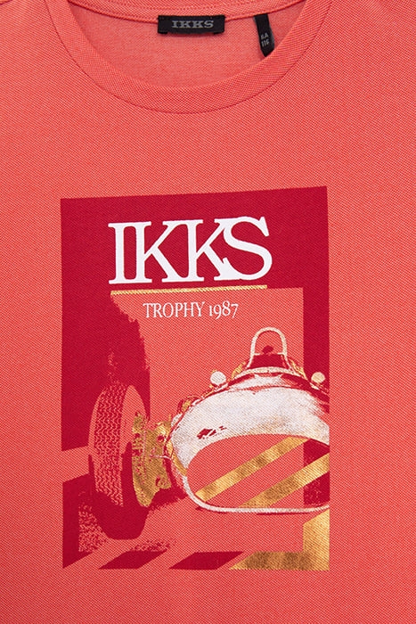 BOYS’ RED T-SHIRT WITH VINTAGE CAR IMAGE 4