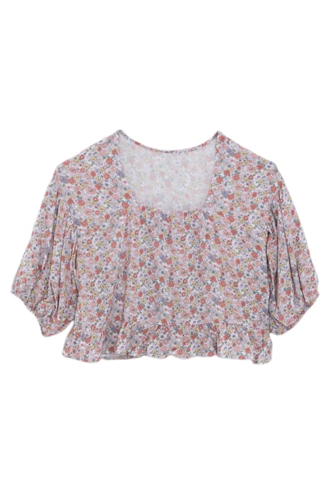 GIRLS’ LILAC LENZING™ ECOVERO™ FLOWER POWER BLOUSE 1