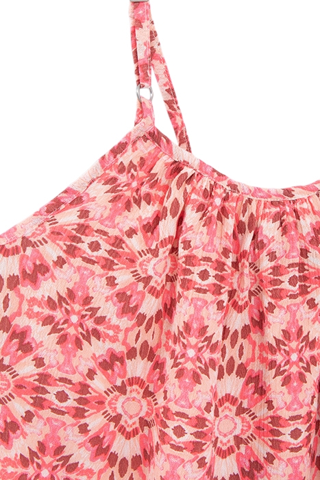 GIRLS’ PINK CAMISOLE WITH ETHNIC PRINT 4