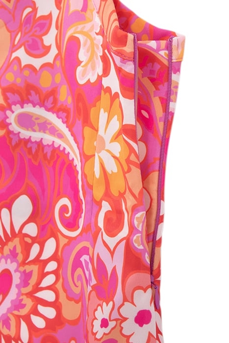 GIRLS’ PINK DRESS WITH PSYCHEDELIC PRINT 6