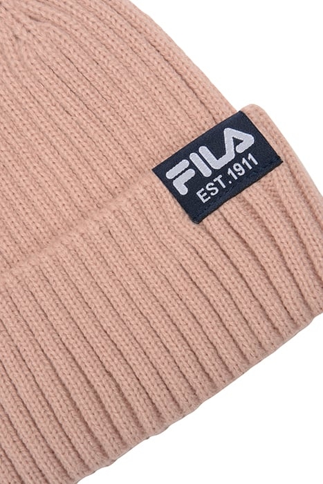 BUTTE FISHERMAN BEANIE WITH FLAG LOGO PALE MAUVE 3