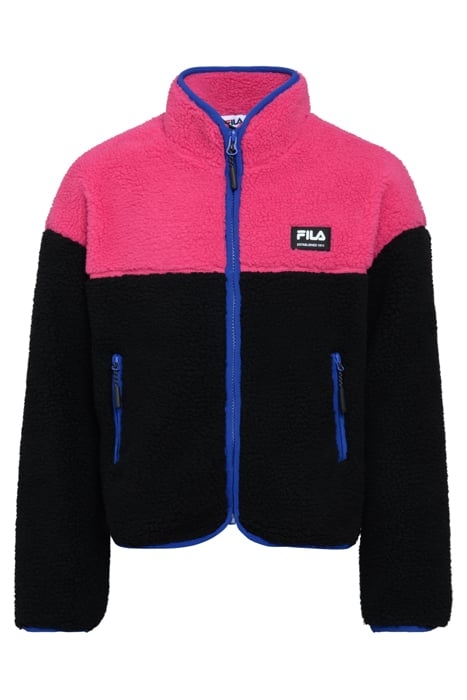 TIERS SHERPA JACKET BLACK-FUCHSIA PURPLE 1