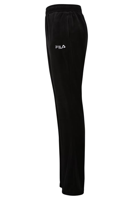 LONSHEIM SLIM VELVET TRACK PANTS BLACK 3