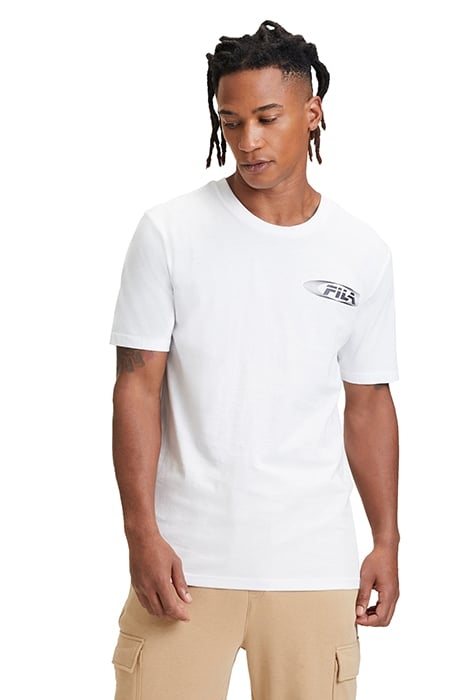 LUBENEC GRAPHIC TEE BRIGHT WHITE 1