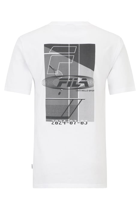 LUBENEC GRAPHIC TEE BRIGHT WHITE 5