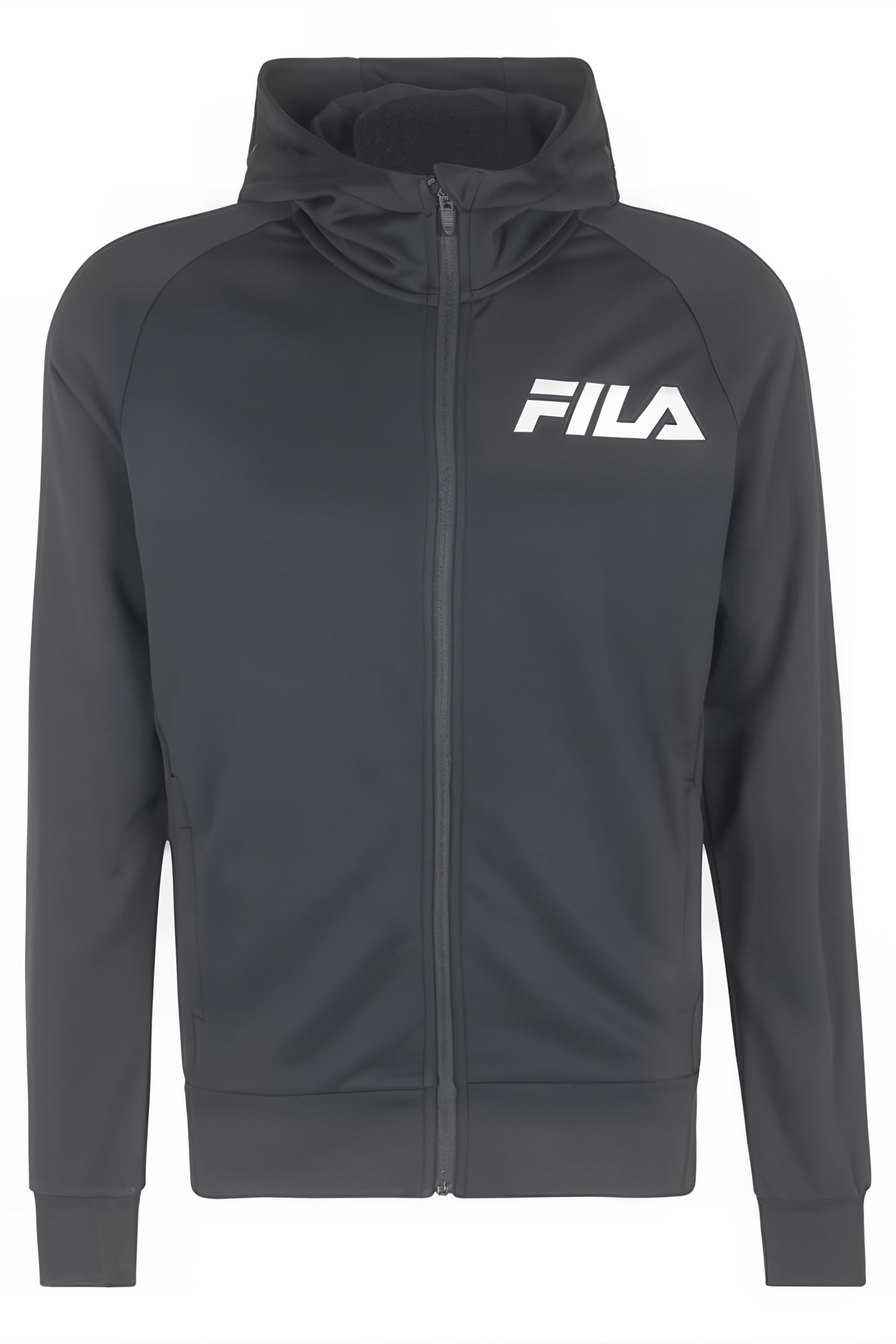 TREPUZZI HOODED ZIP JACKET IRON GATE 4