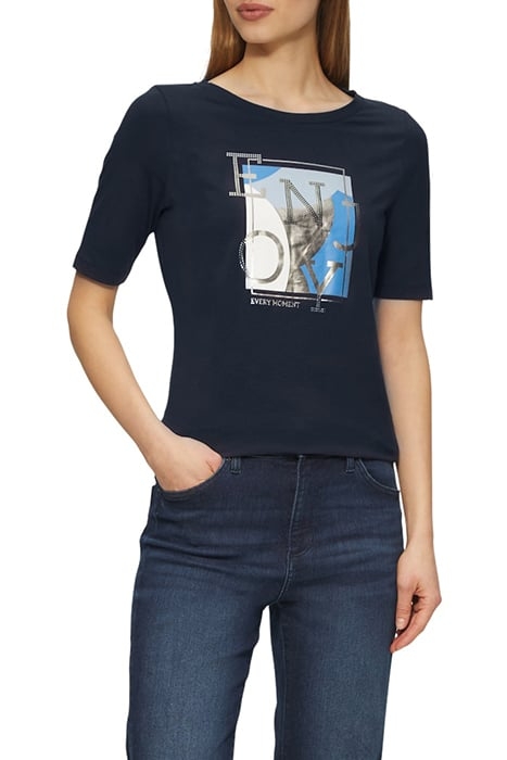 S.OLIVER T-SHIRTS MARINE-BLUE 1