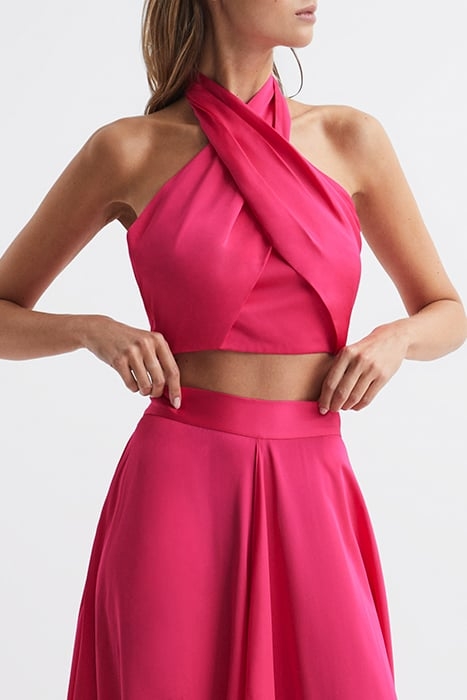 RUBY-HALTER OCCASION TOP PINK 3