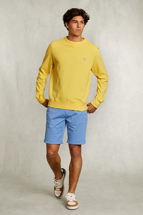 SLIM FIT CREW NECK SWEATER BUTTERFLY YELLOW 3