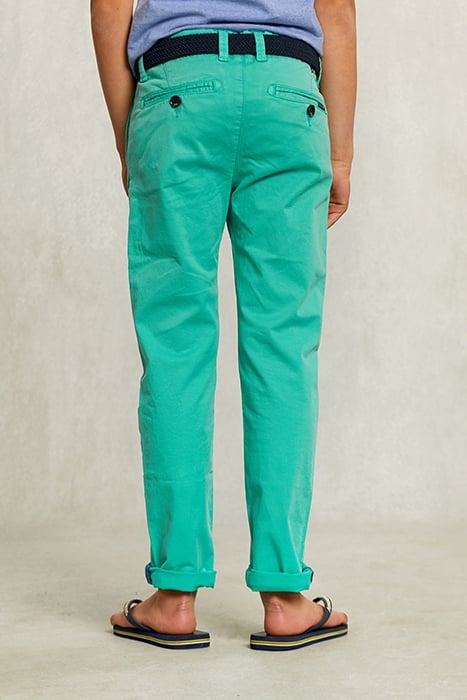 SLIM FIT CHINO PANTS GREEN 2