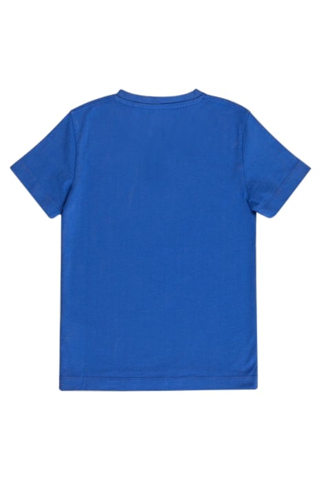 NORMAL FIT BASIC T-SHIRT IN CARIBBEAN BLUE BLUE 2
