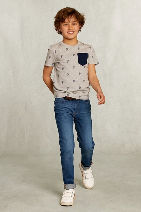 CUSTOM FIT GREY T-SHIRT 3