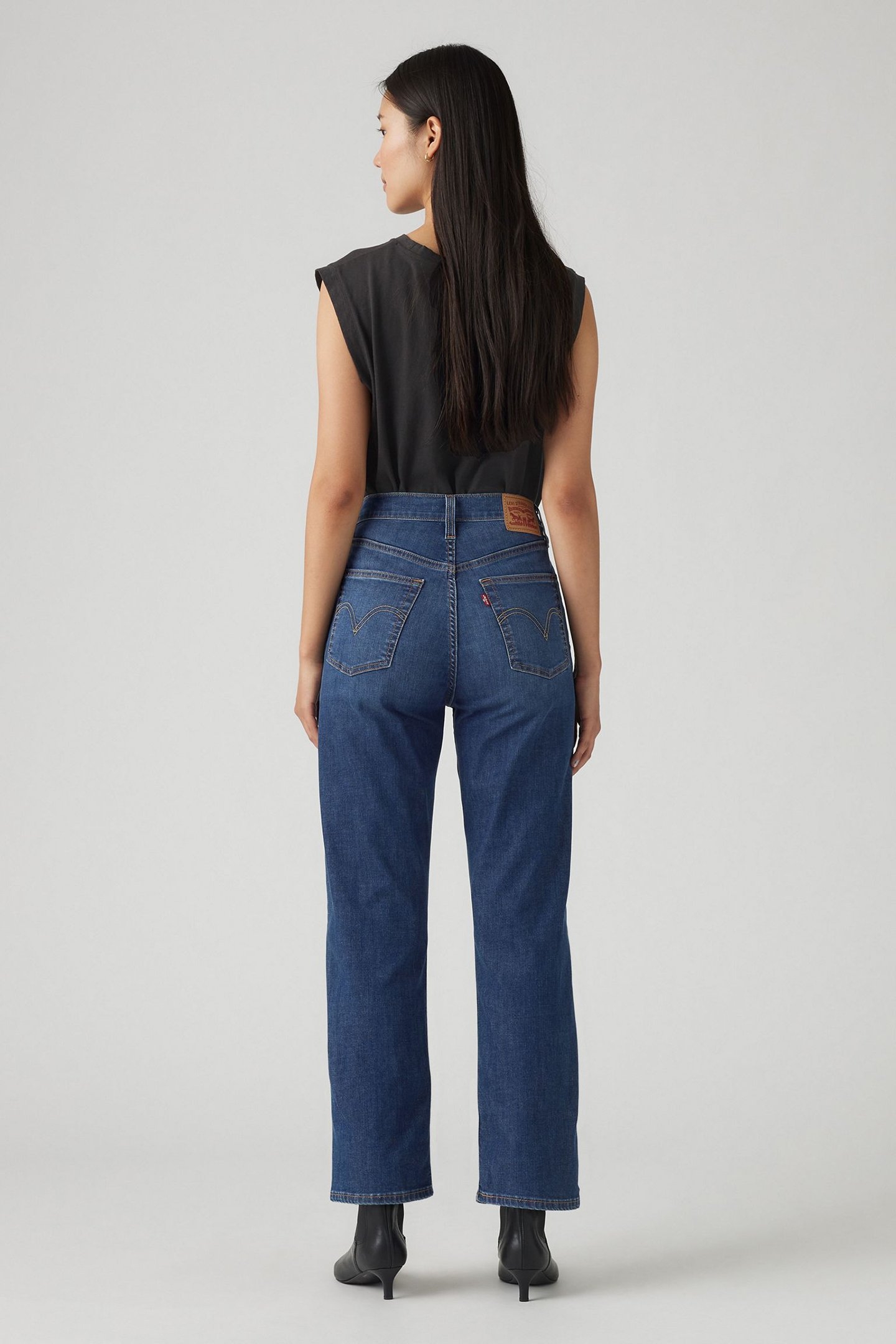 RIBCAGE STRAIGHT ANKLE JEANS 3