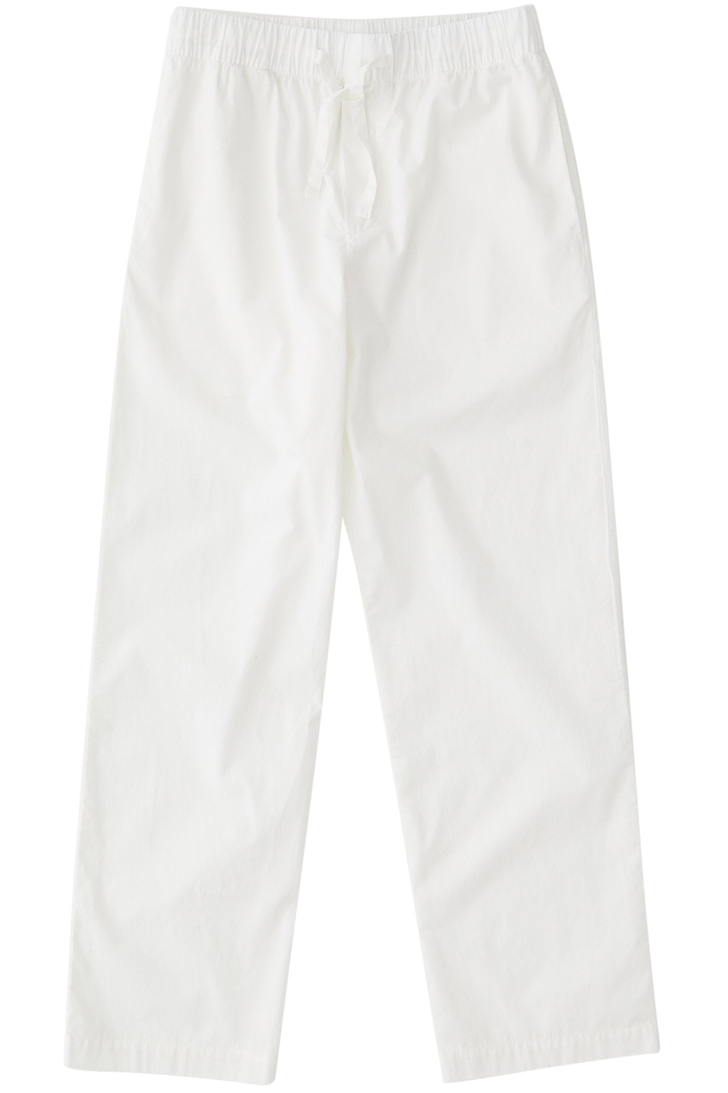 UNISEX POPLIN, PYJAMAS PANTS ALABASTER WHITE 3