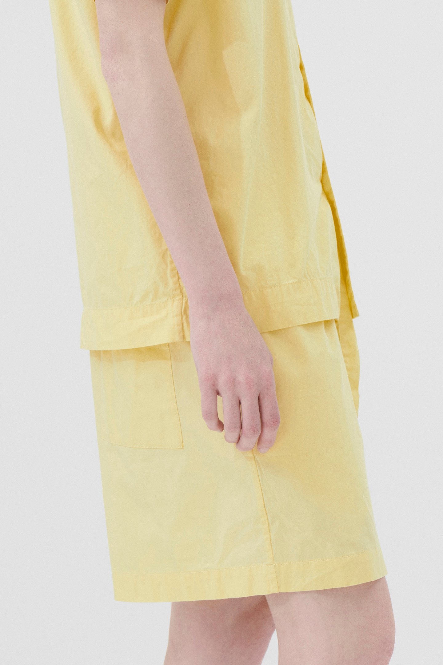 UNISEX POPLIN, PYJAMAS SHORTS LEMONADE 2