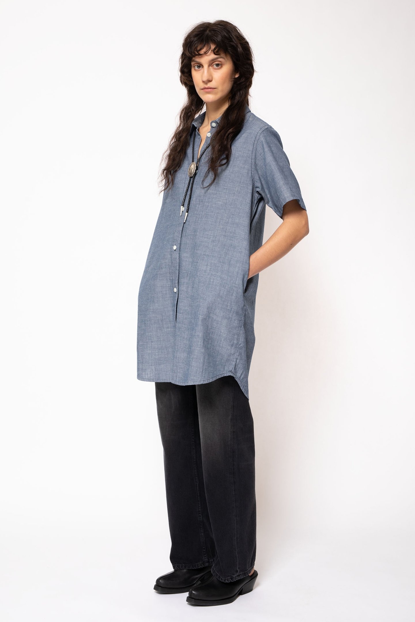 TUVA TUNIC CHAMBRAY DENIM 3