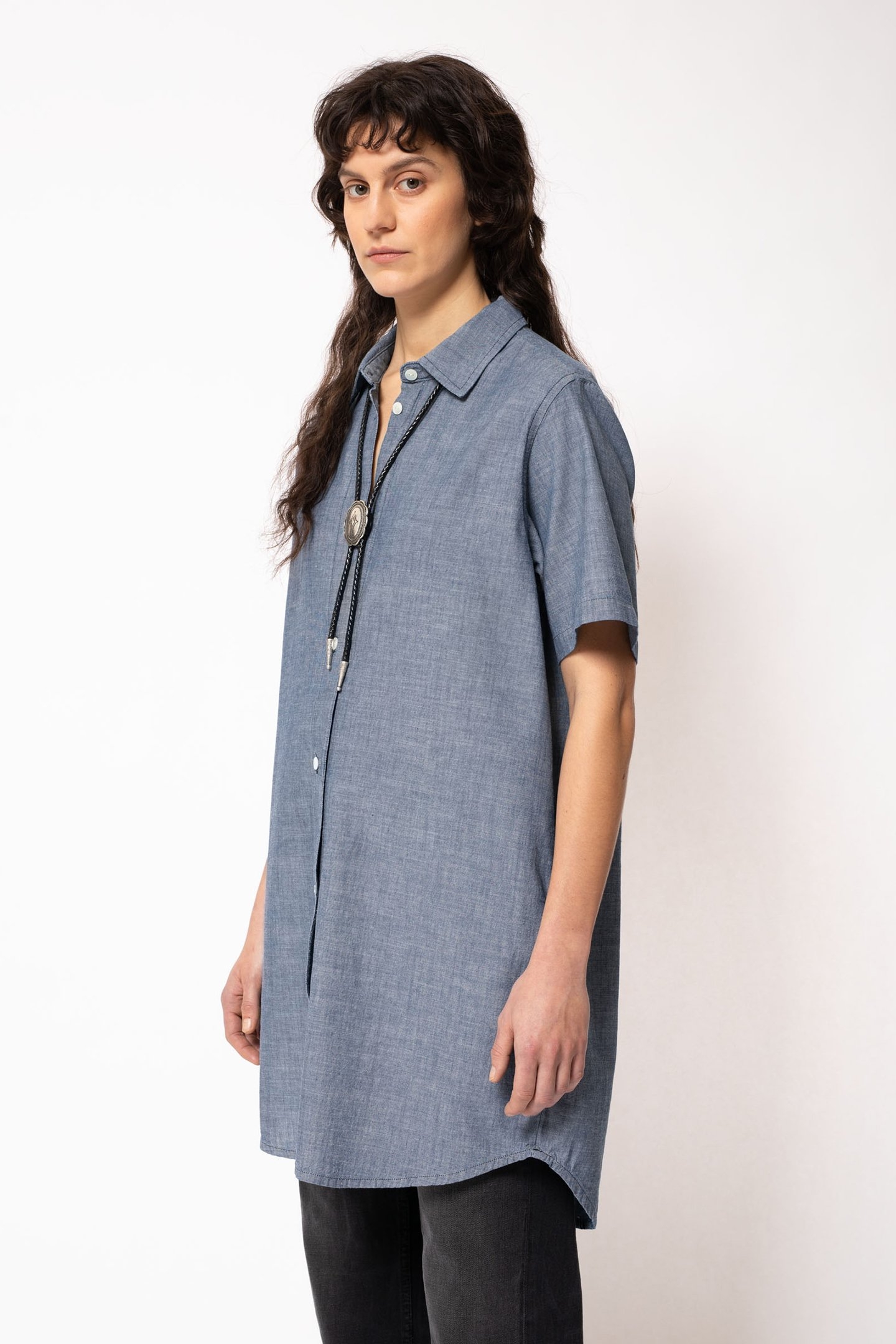 TUVA TUNIC CHAMBRAY DENIM 1