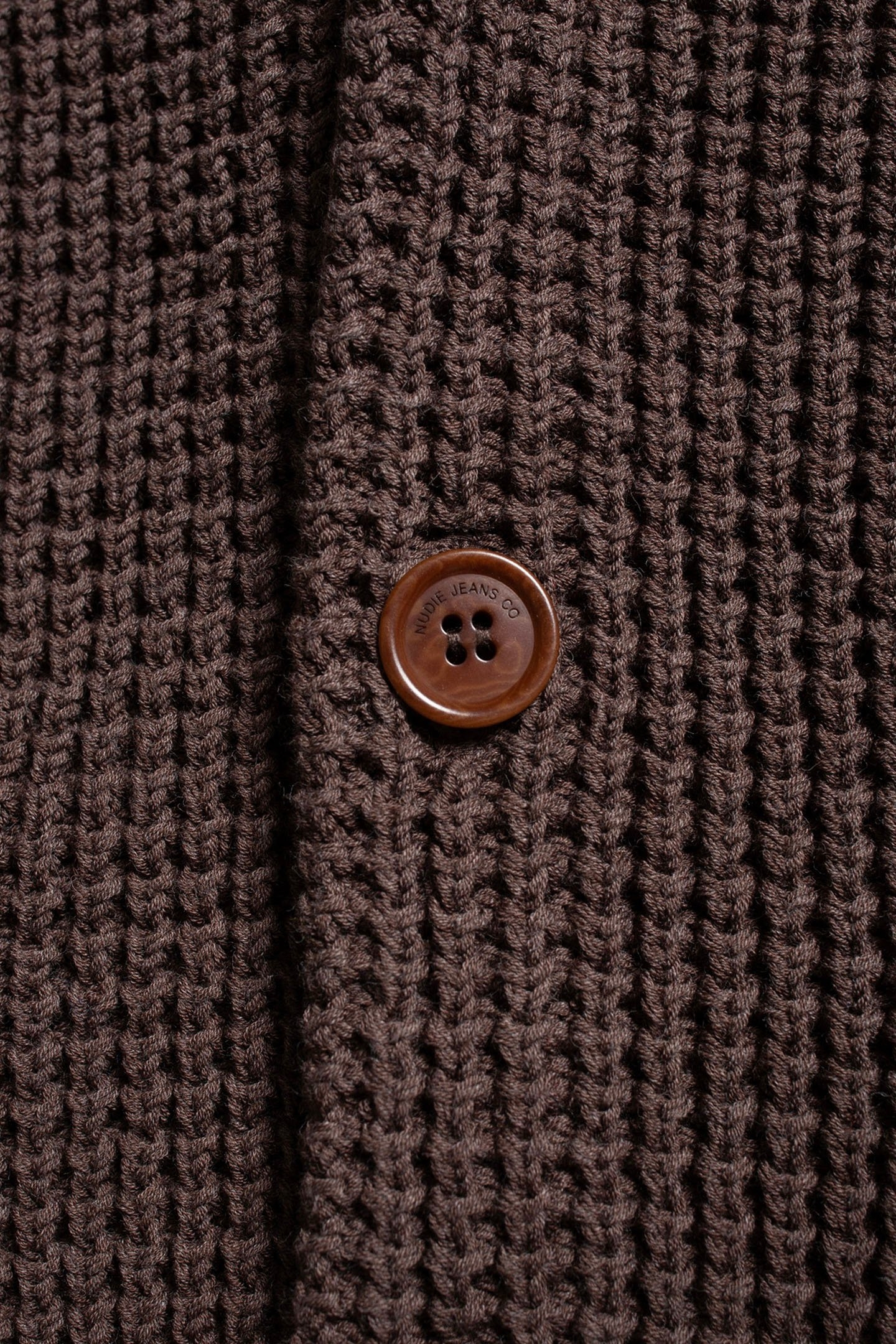 KENT PINEAPPLE CARDIGAN BROWNMELANGE 5