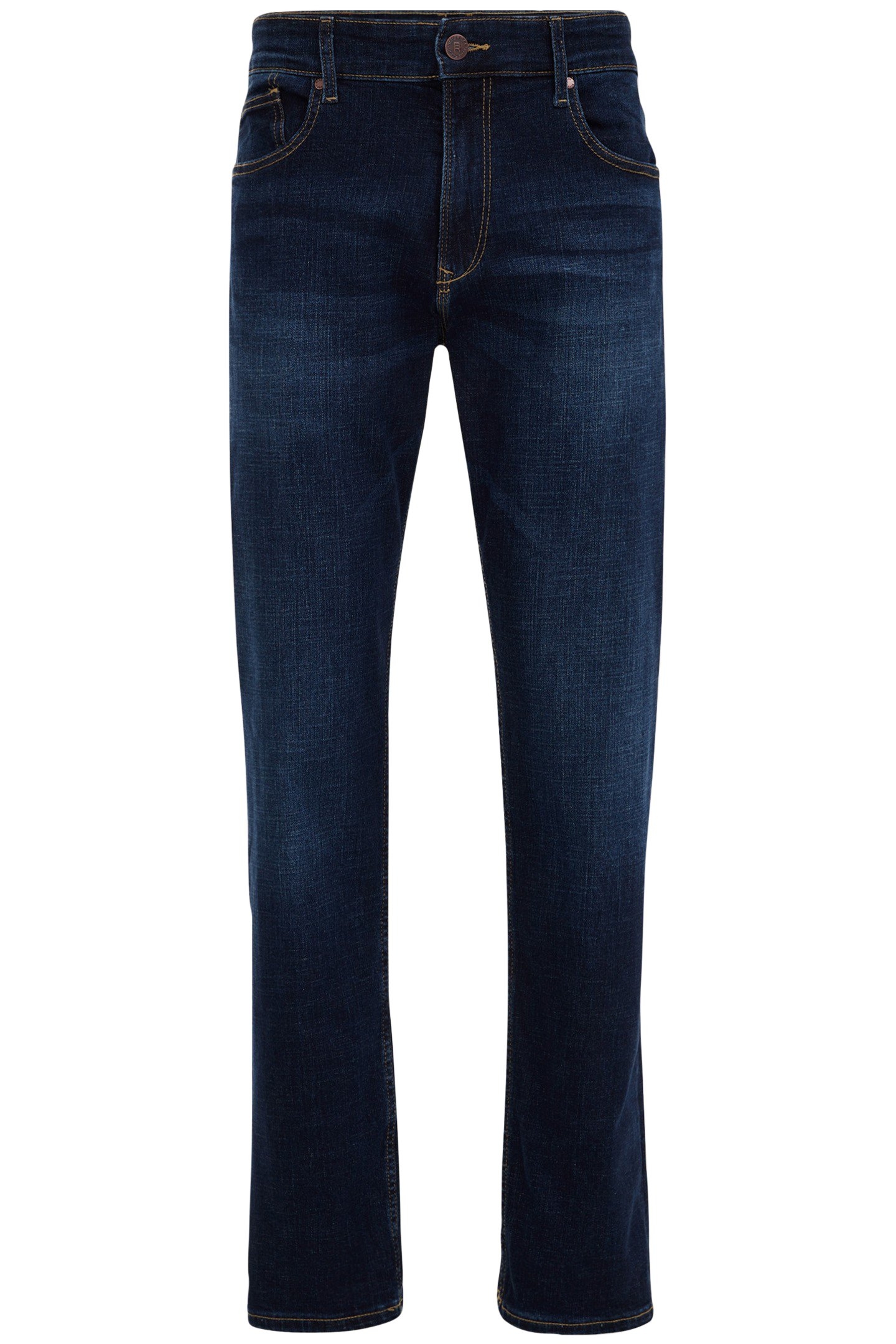 5-POCKET MID WAIST DARK BLUE 4