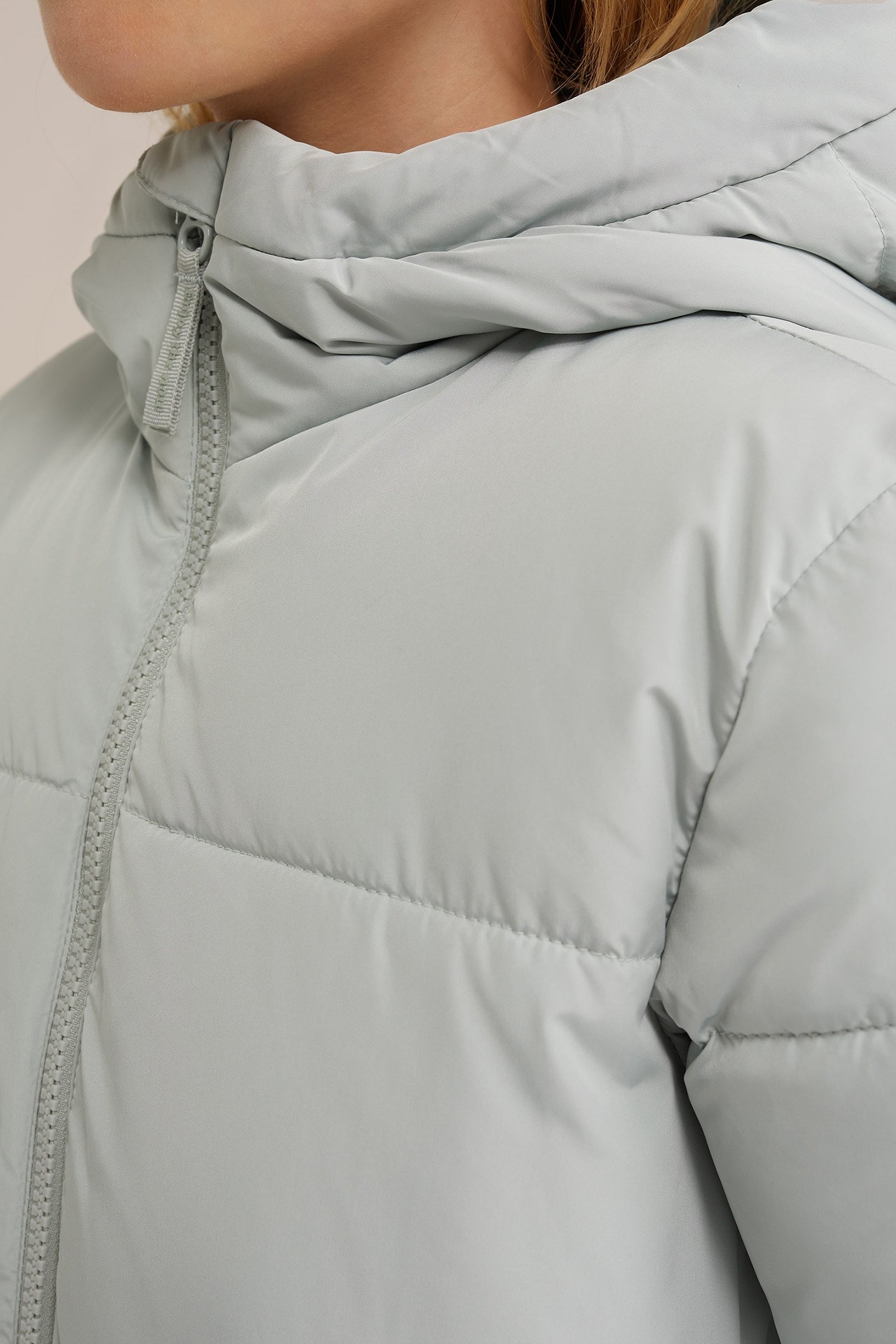 JACKET LONG LENGTH MINT GREEN 5