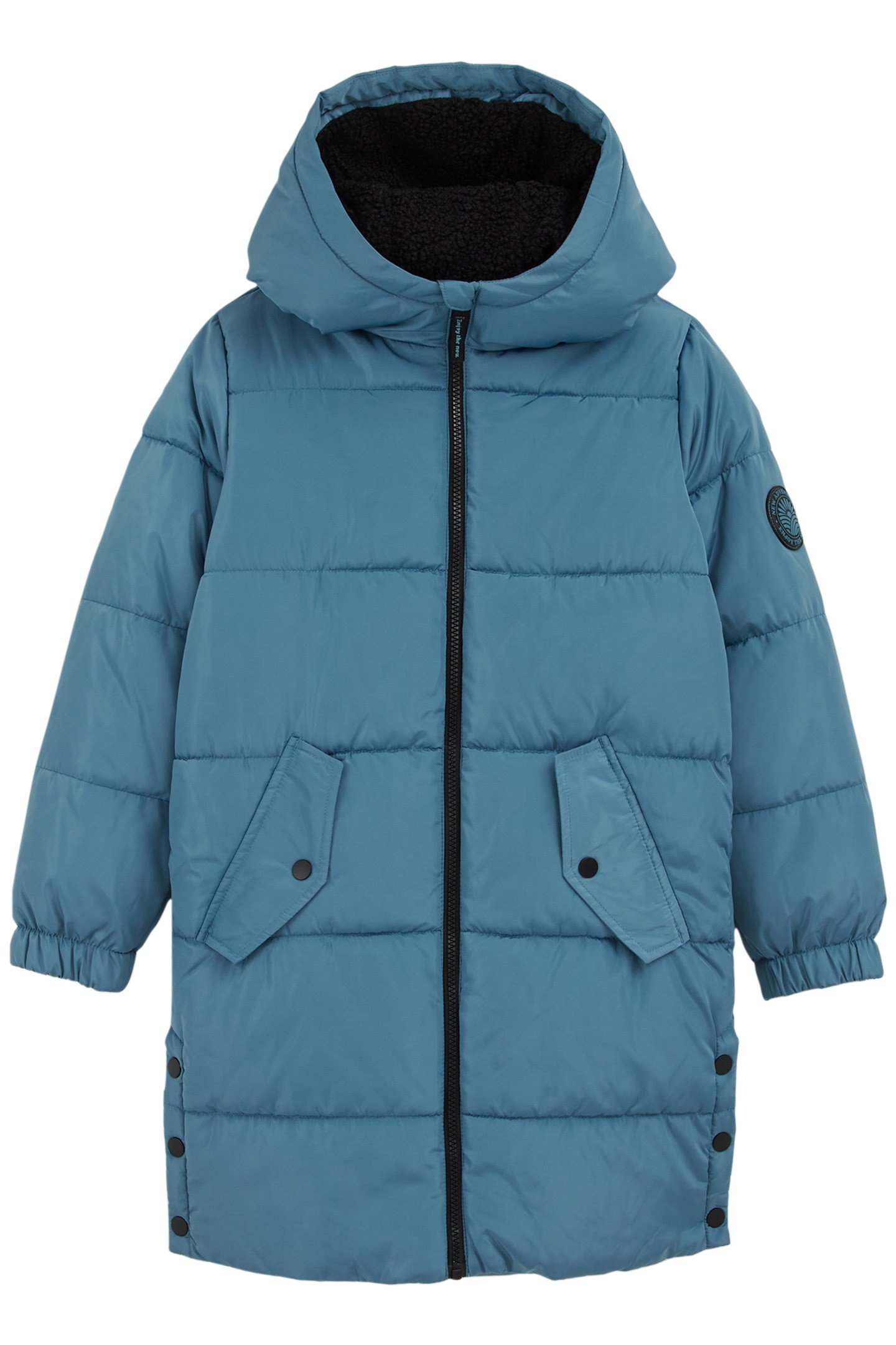 JACKET LONG LENGTH GREYISH BLUE 3