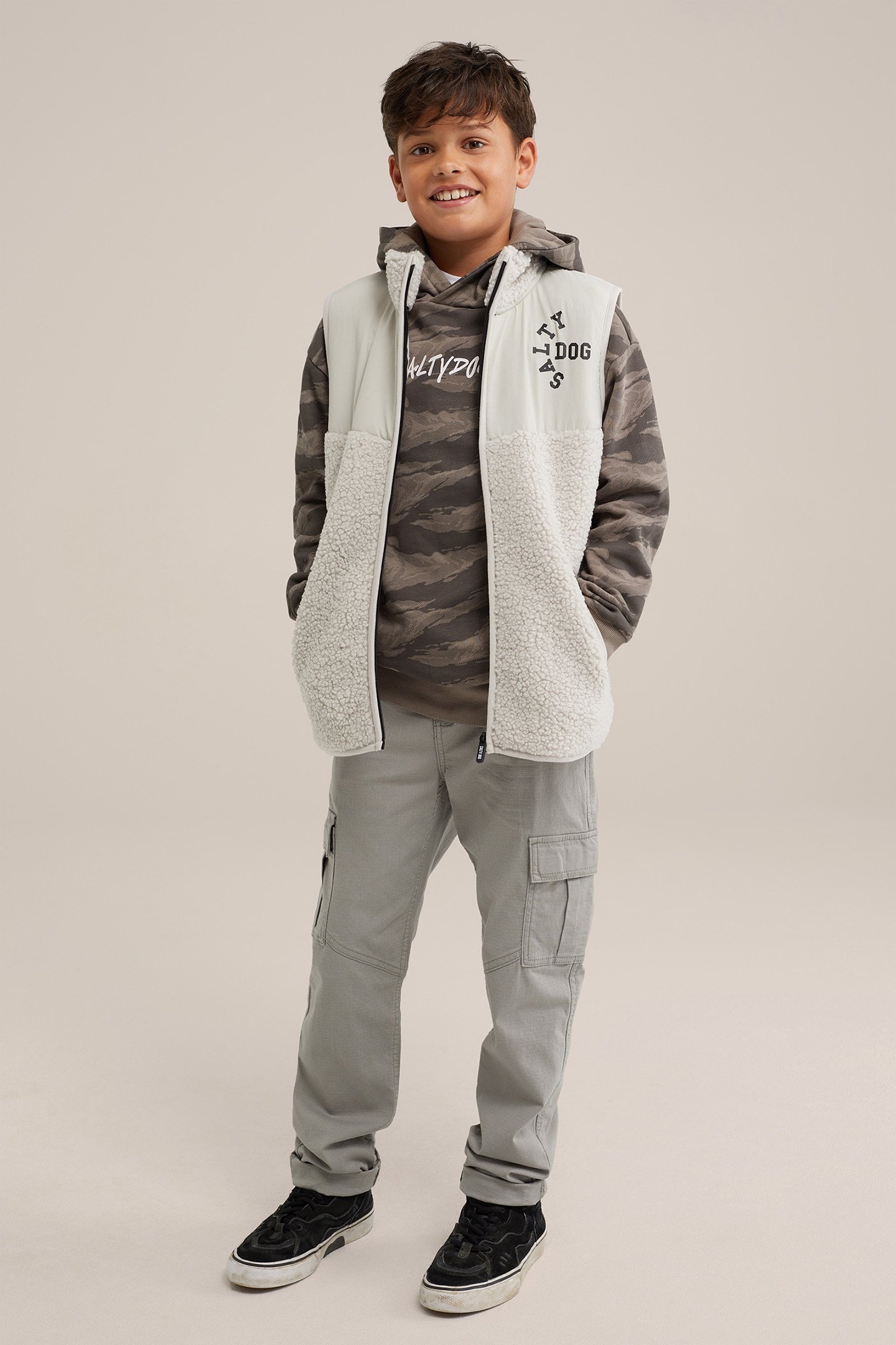 BODYWARMER OFF-WHITE 2