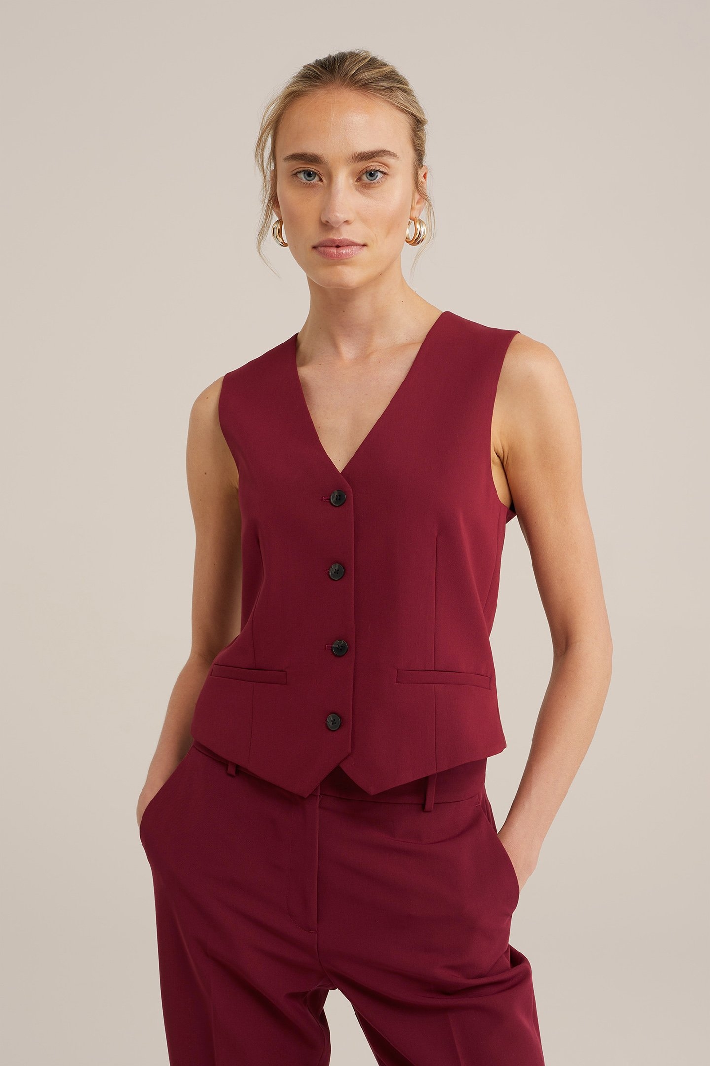 WAISTCOAT VINTAGE RED 1