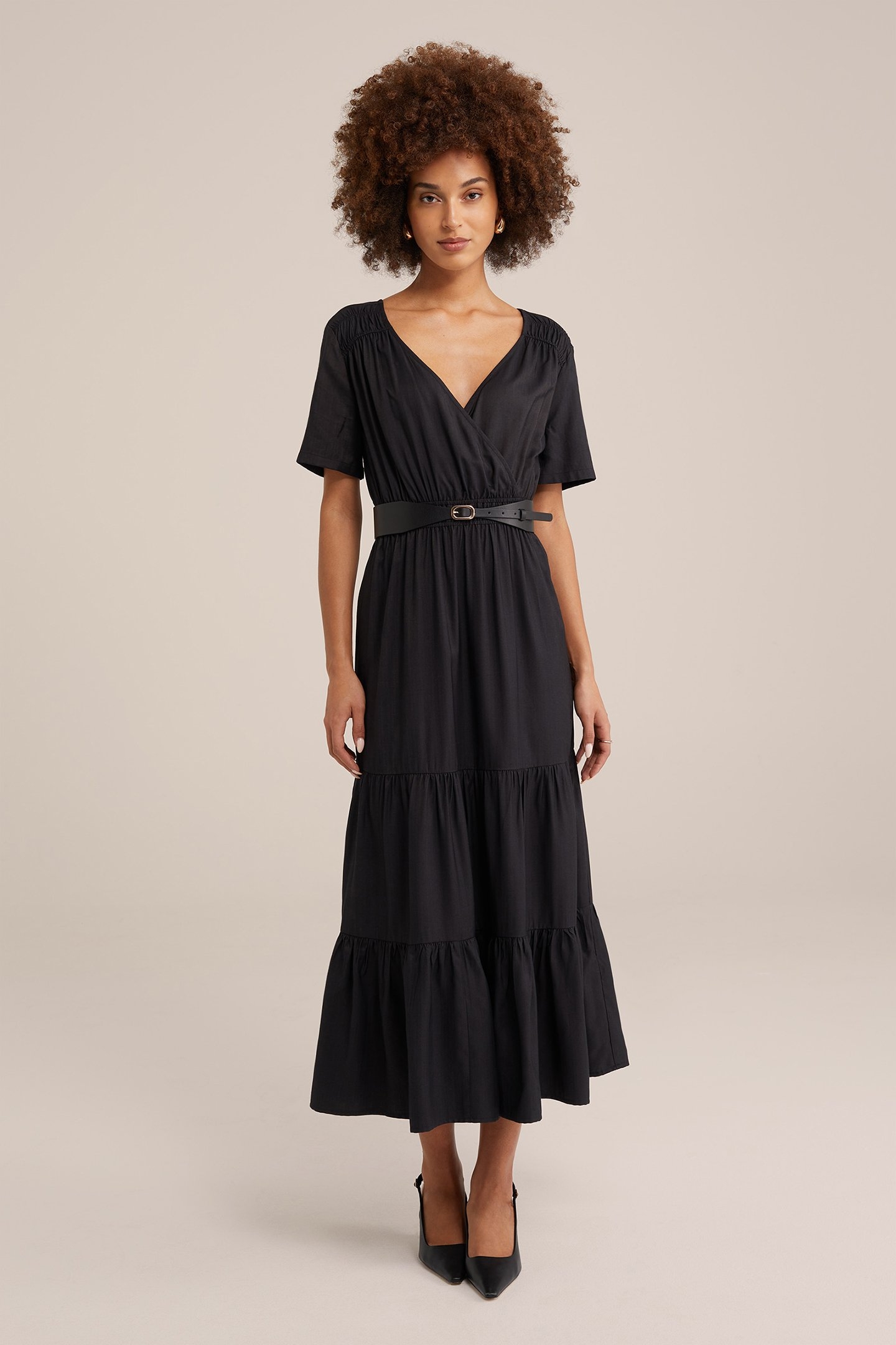 DRESS MAXI LENGTH BLACK 1