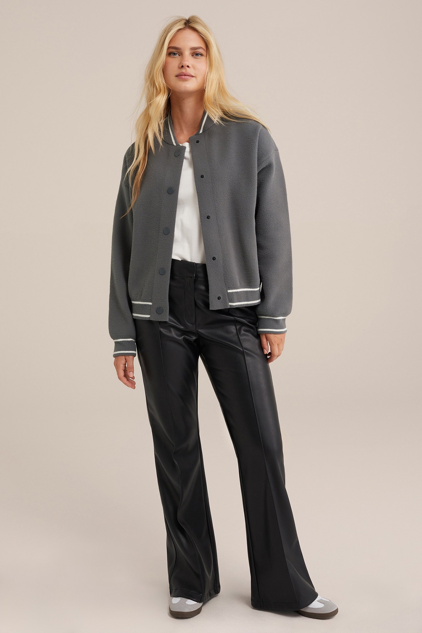 KNITTED CARDIGAN LIGHT GREY 3