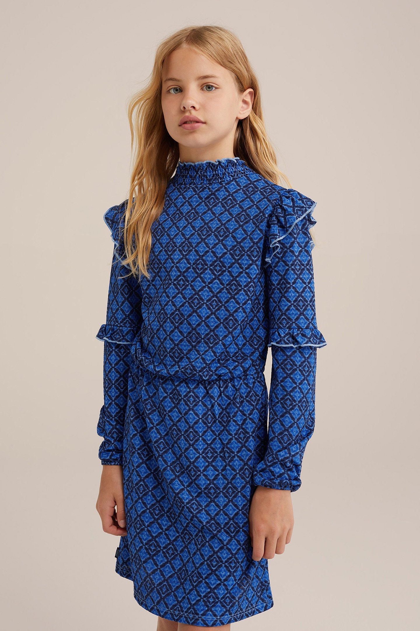 DRESS MID LENGTH DARK BLUE 1