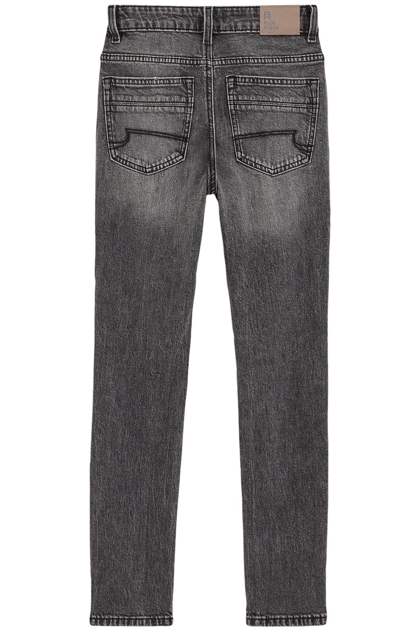 5-POCKET MID WAIST DARK GREY 4