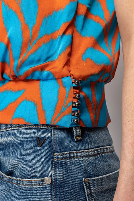 TOP TROPIC LEAF TOP SPLASH/ORANGE 5