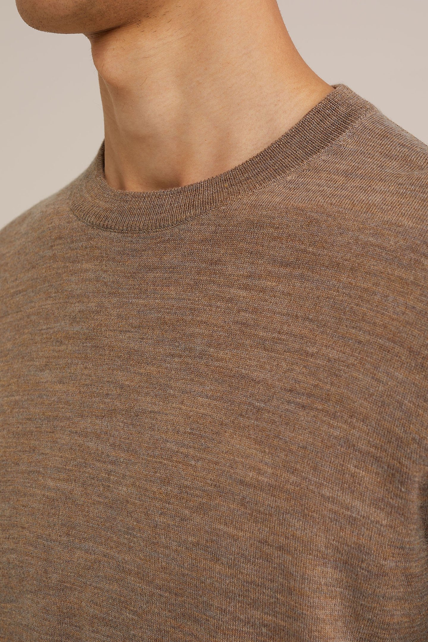 PULLOVER LIGHT BROWN 5