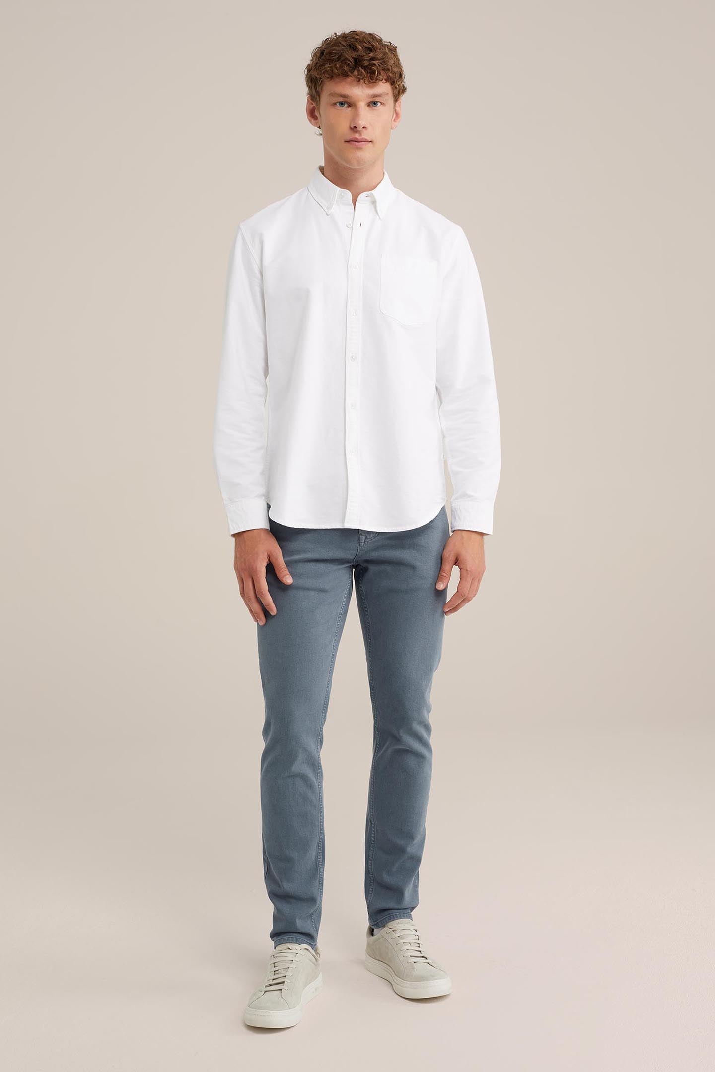 5-POCKET MID WAIST GREYISH BLUE 3