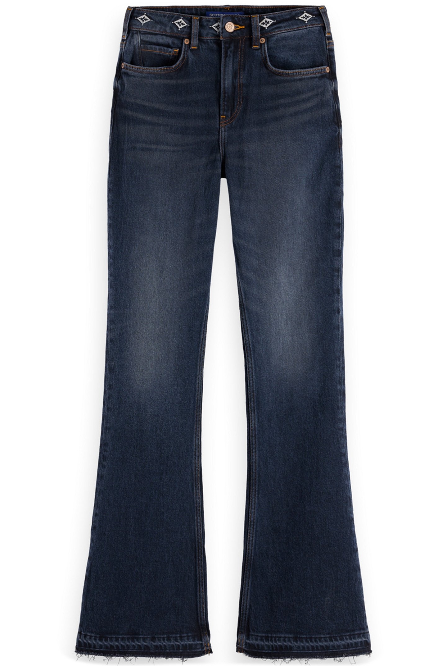 THE CHARM FLARED JEANS WITH EMBROIDERY DETAILS - ROAD TRIP R 4