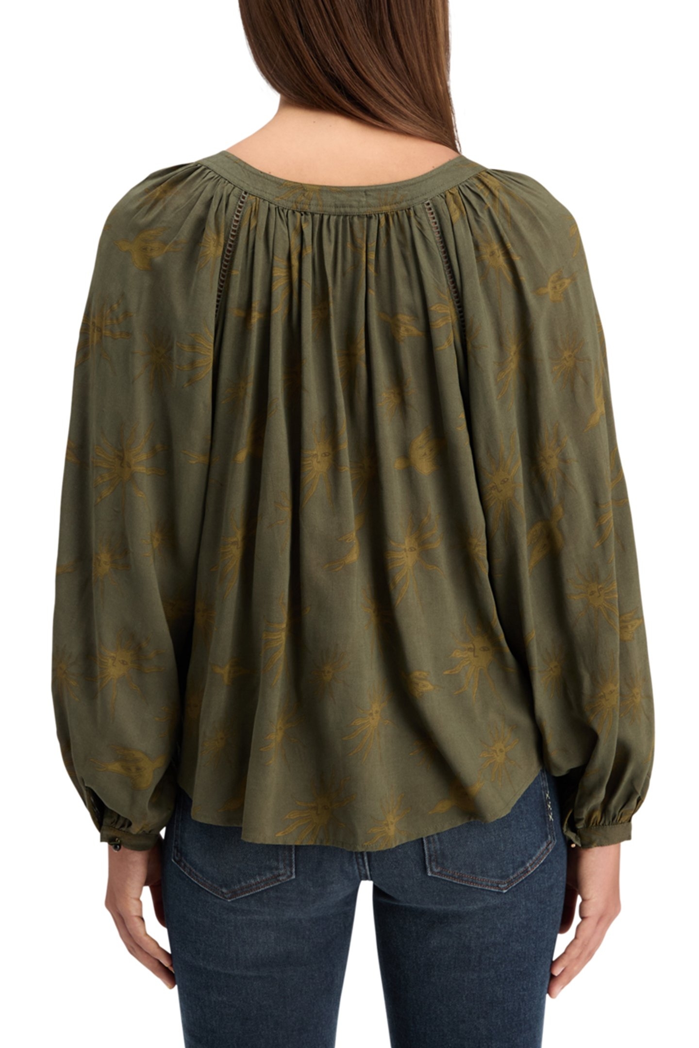 PRINTED MODAL TOP MYSTIC SKY OLIVE 2