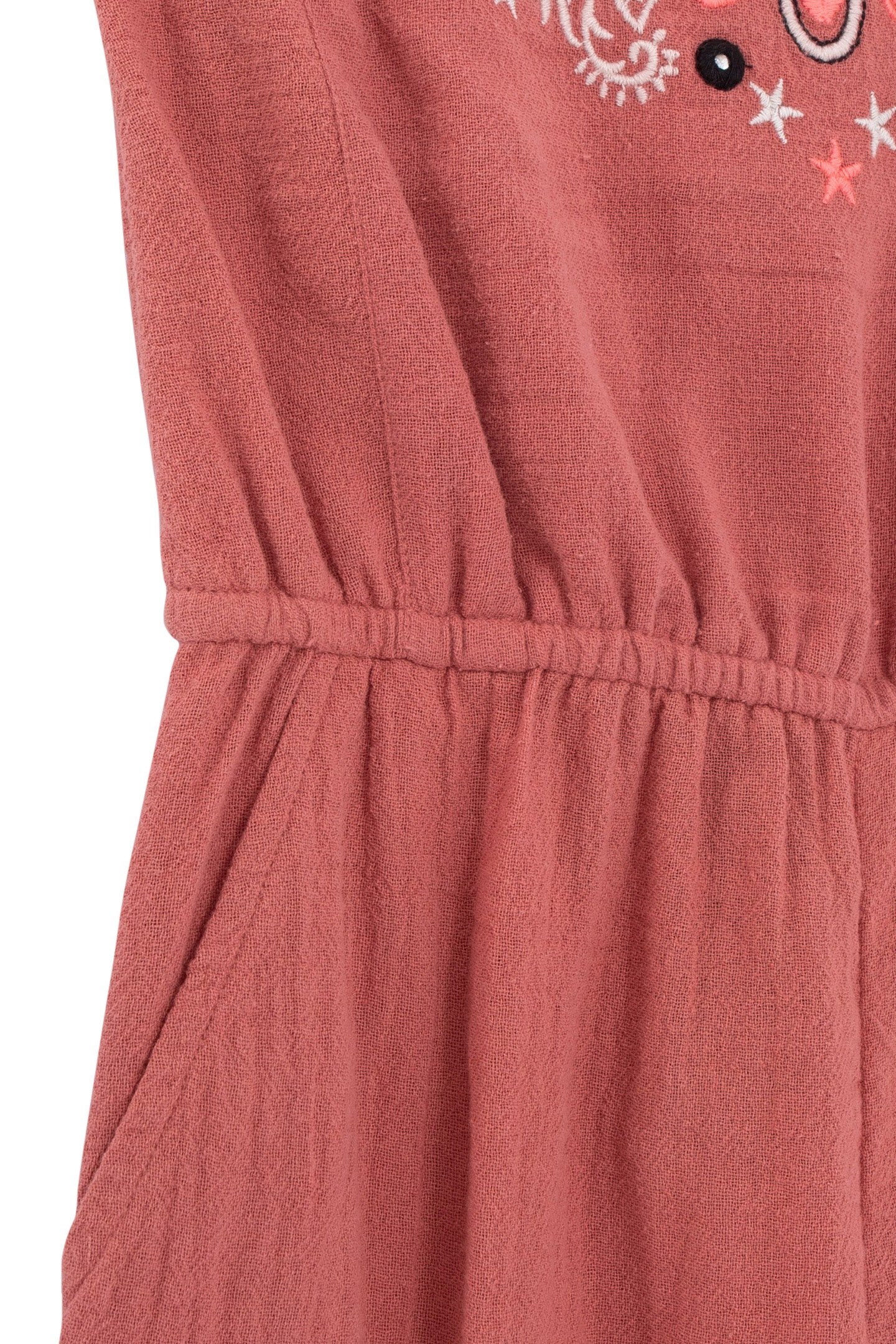 GIRLS’ TERRACOTTA EMBROIDERED JUMPSUIT 5