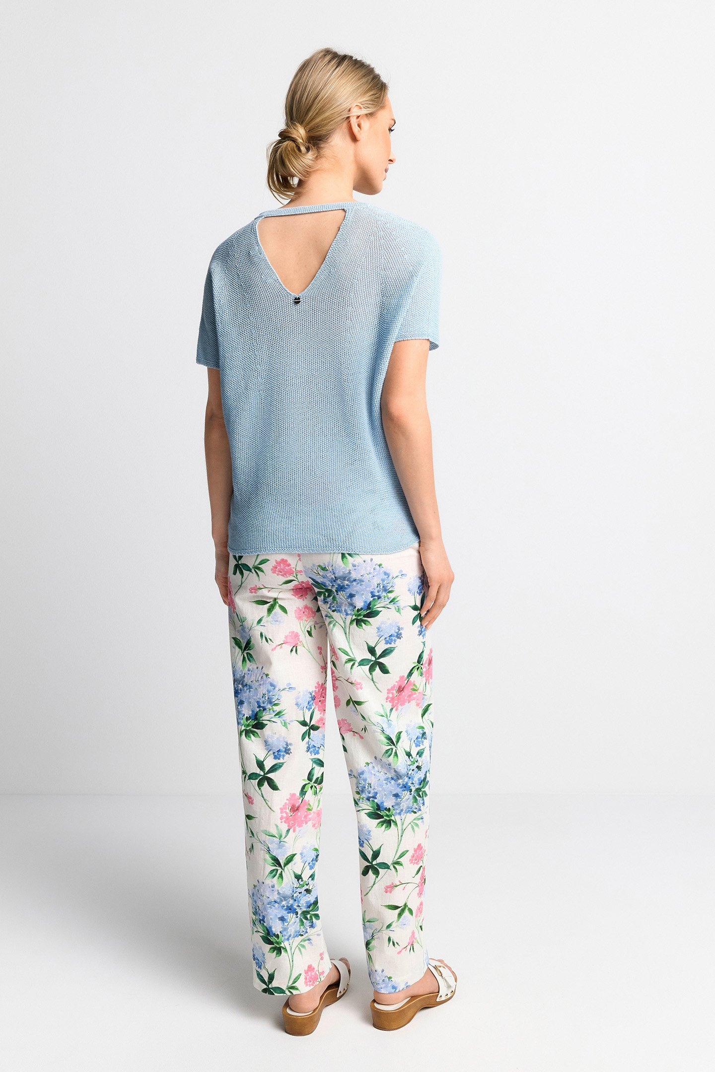 PULLOVER WITH CUT OUTS COTTON BLUE 3