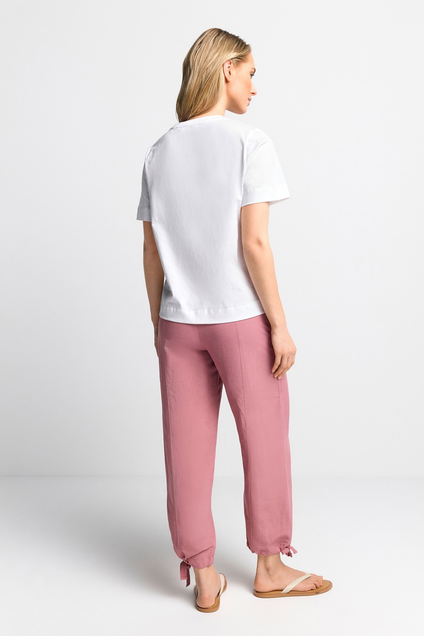 EASY T-SHIRT SUNKISSED PRINT ORGANIC WHITE 3