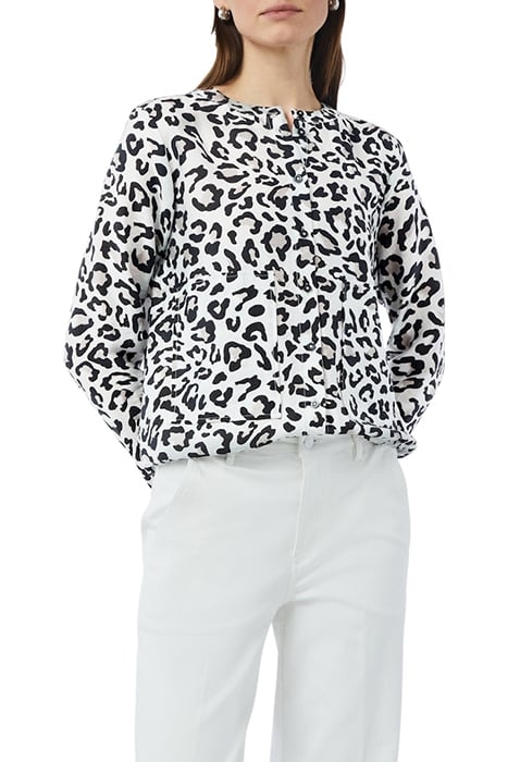 COMMA BLOUSES GREY/BLACK 4