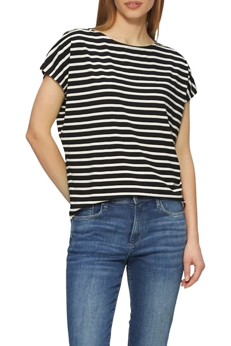 S.OLIVER T-SHIRTS GREY/BLACK 1