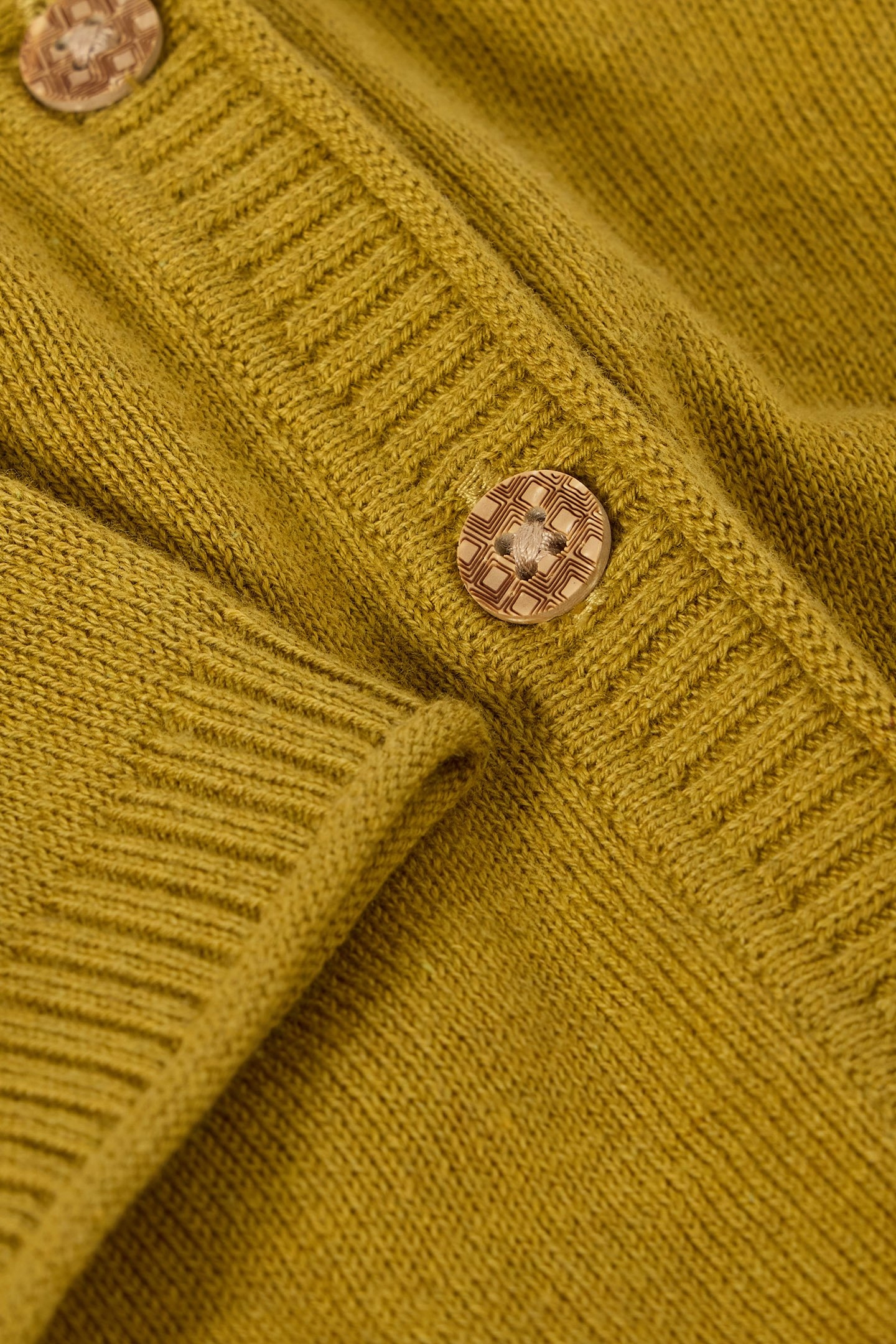 LUNA V NECK CARDI MID CHARTREUSE 7
